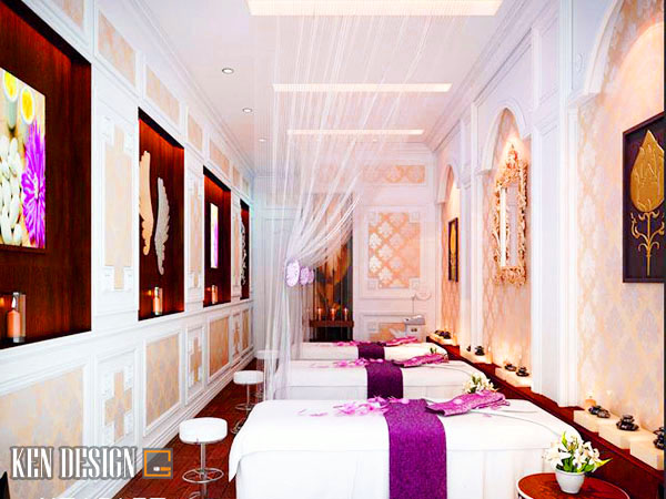 thi công spa nhỏ